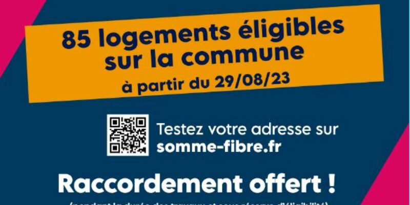 La fibre arrive…